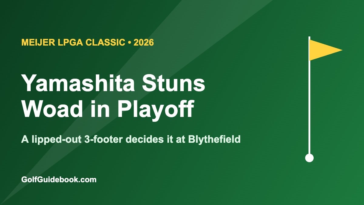 Miyu Yamashita wins the 2026 Meijer LPGA Classic in a playoff over Lottie Woad at Blythefield Country Club